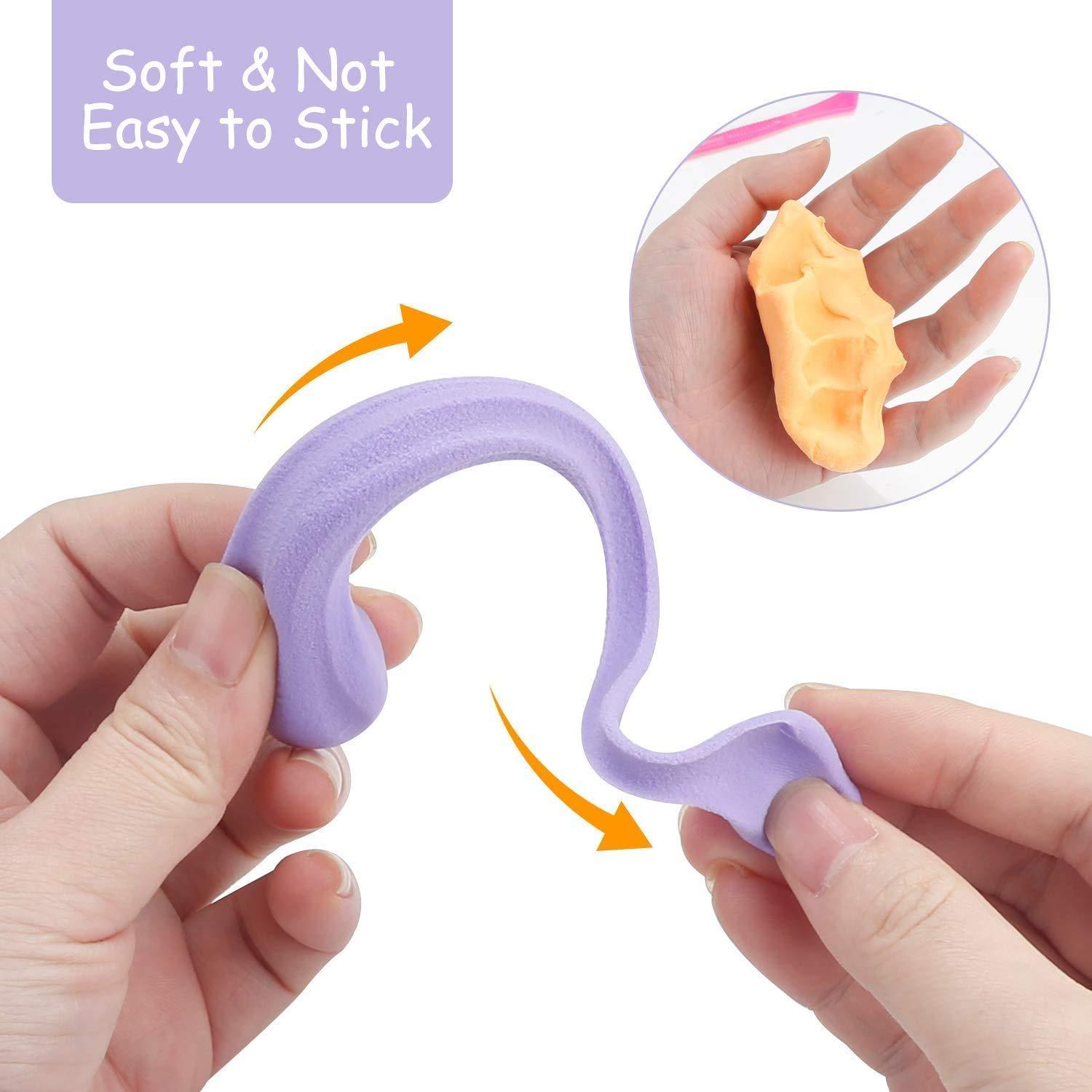 1918 Non-Toxic Creative 50 Dough Clay Mould 5 Different Colors, (Pack of 6 Pcs) - SkyShopy 1918 Non-Toxic Creative 50 Dough Clay Mould 5 Different Colors, (Pack of 6 Pcs) - SkyShopy